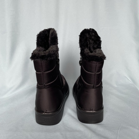 Black Fur Booties - Picture 2 of 4